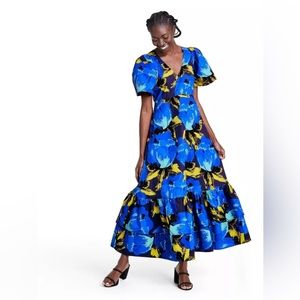 Christopher John Rogers Blue Target Dress